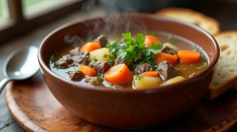 old fashioned vegetable beef soup recipe